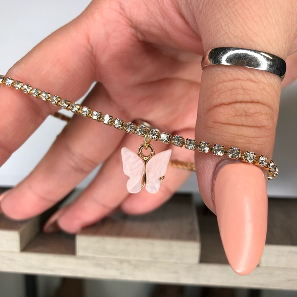 Butterfly Anklet - Picture 2 of 2